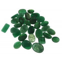 125 Ct Lot Natural Green Emerald Gemstone Seller Pack